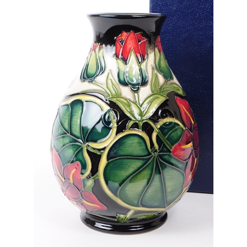 53 - William Moorcroft - Palmata Pattern - a vintage late 20th century vase designed by Shirley Hayes. Th... 