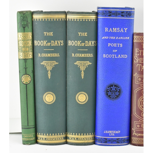 76 - Decorative cloth bindings. A collection of maj. 19th century works, many being of Scottish interest.... 