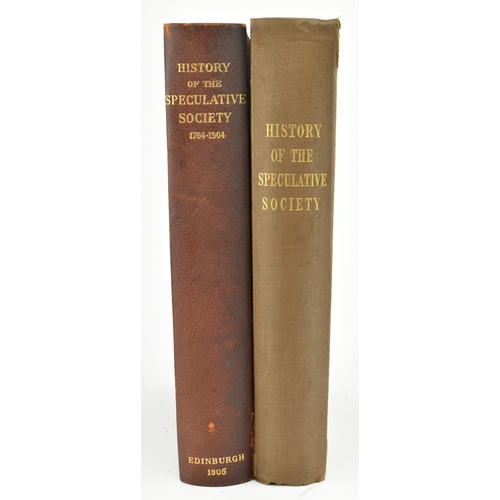 84 - Scottish history. 1845 History of the Speculative Society of Edinburgh from its institution in MDCCL... 