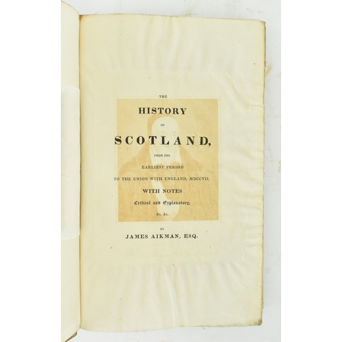 104 - Scottish history:- bindings. 1824-1827 The History of Scotland, from the Earliest Period to the Unio... 