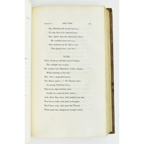 133 - Bindings:- Scott, Sir Walter. Two 19th century sets of the poetical works of Sir Walter Scott, compr... 