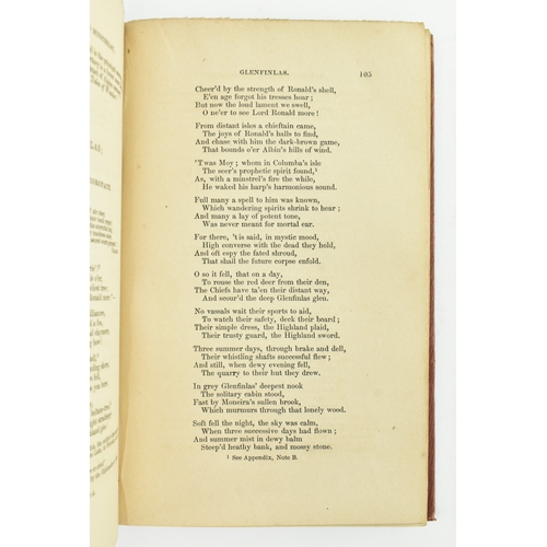 133 - Bindings:- Scott, Sir Walter. Two 19th century sets of the poetical works of Sir Walter Scott, compr... 