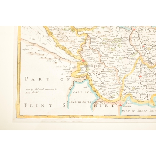 227 - United Kingdom. Two 17th century copper engraved maps depicting British counties. The lot comprising... 