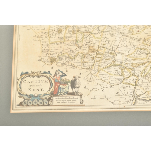 227 - United Kingdom. Two 17th century copper engraved maps depicting British counties. The lot comprising... 