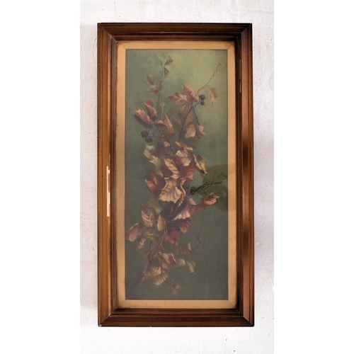 236 - M. L. Thomas - An early 20th century Edwardian oil on canvas painting depicting a branch of autumn l... 