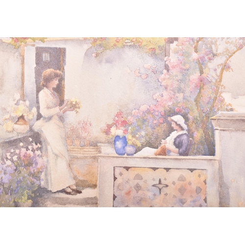 241 - James W. Milliken (1865-1945) - An early 20th century Edwardian watercolour painting on paper. The p... 