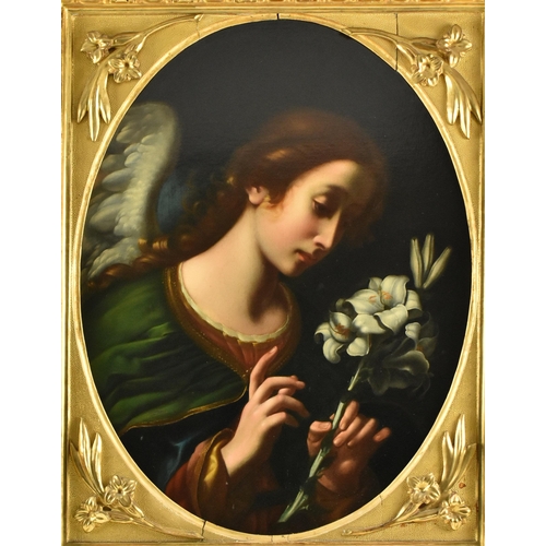 250 - Egisto Manzuoli after Carlo Dolci (Italian, 1616-1686) - Angelo (Possibly Archangel Gabriel) - A 19t... 