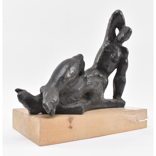 287 - Siegfried Charoux (Austrian, 1896–1967) – A 20th century bronze sculpture of female nude sitter. The... 