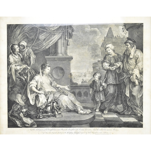 321 - William Hogarth - Two mid 18th century engravings. The lot comprising And as he reasoned of Righteou... 