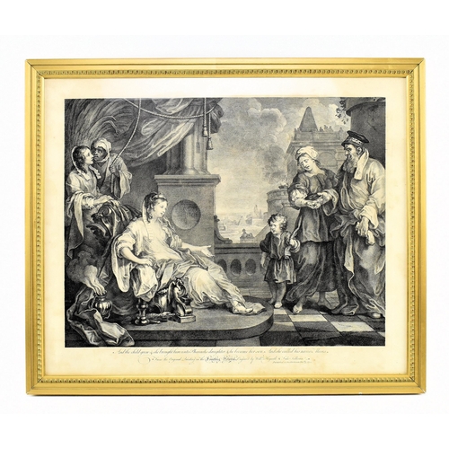 321 - William Hogarth - Two mid 18th century engravings. The lot comprising And as he reasoned of Righteou... 