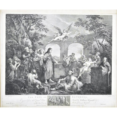 346 - William Hogarth - Two mid 18th century engravings. The lot comprising Paul Before Felix after Rembra... 