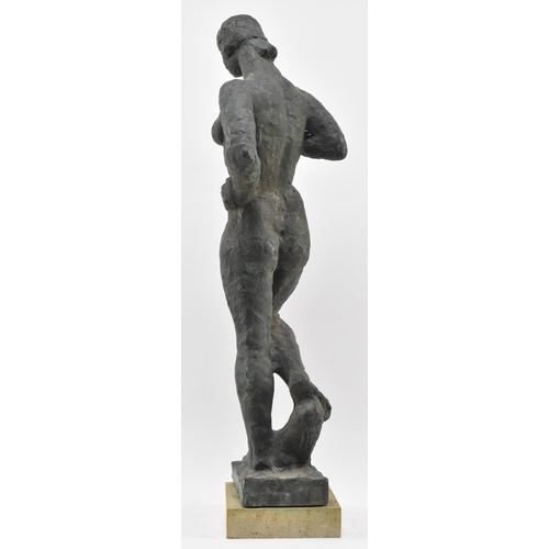 365 - Siegfried Charoux (Austrian, 1896–1967) - A 20th century bronze sculpture of female naked figure. Th... 