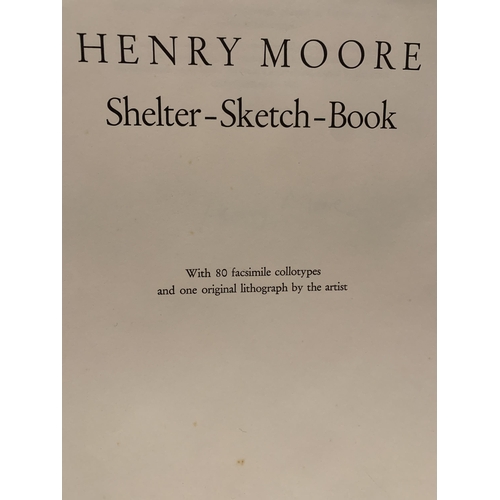 543 - Henry Moore O.M., C.H. (1898-1986) - 1967 Shelter Sketch Book. With 80 facsimile collotypes, and one... 