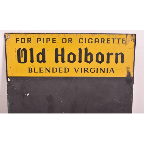 46 - Old Holborn Blended Virginia Tobacco - a vintage mid-century tin point-of-sale advertising shop disp... 