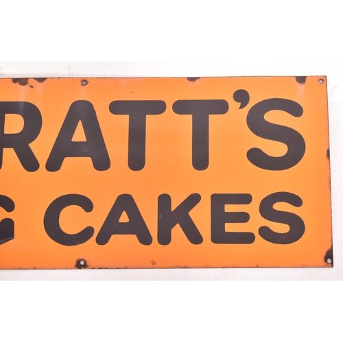 50 - Spratt's Dog Cakes - a vintage mid-century shop display / point-of-sale advertising porcelain enamel... 