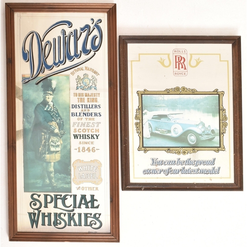 84 - A mixed selection of vintage pub advertising / display mirrors. The lot comprises examples from Pear... 