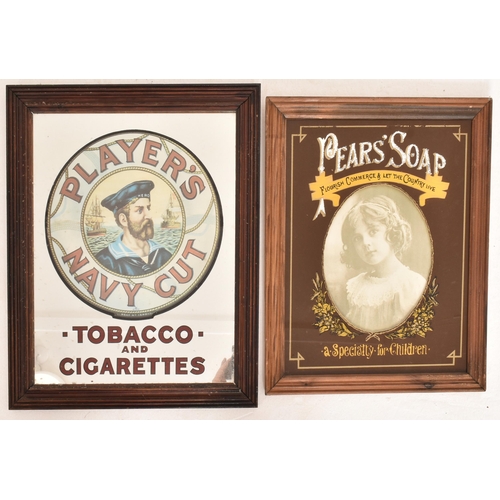 84 - A mixed selection of vintage pub advertising / display mirrors. The lot comprises examples from Pear... 