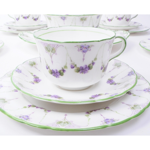 150 - Royal Doulton - Early 20th century porcelain part tea service comprised of tea cups, saucers, small ... 