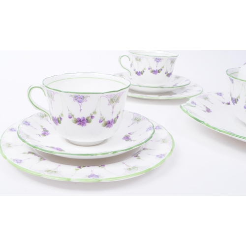 150 - Royal Doulton - Early 20th century porcelain part tea service comprised of tea cups, saucers, small ... 