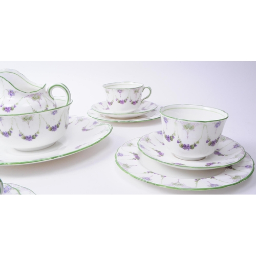 150 - Royal Doulton - Early 20th century porcelain part tea service comprised of tea cups, saucers, small ... 