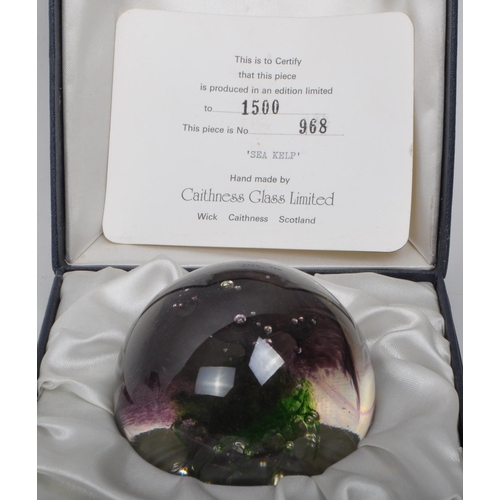 188 - Caithness - Late 20th / 21st century collection of glass paperweights, mostly Caithness with other s... 