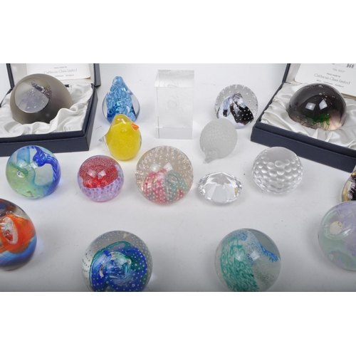 188 - Caithness - Late 20th / 21st century collection of glass paperweights, mostly Caithness with other s... 