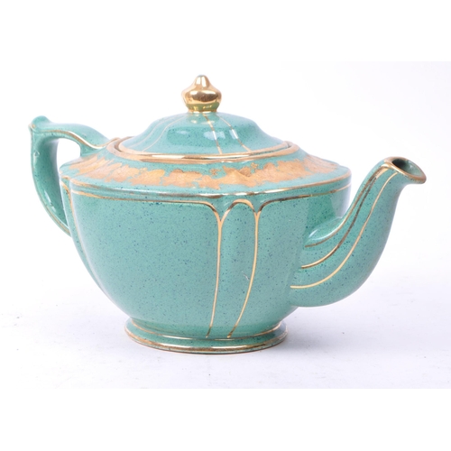 194 - A Large collection of 19th and 20th century ceramica and porcelain teapots to include Aesthetic Move... 