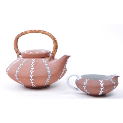 194 - A Large collection of 19th and 20th century ceramica and porcelain teapots to include Aesthetic Move... 