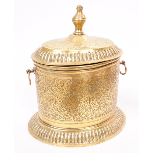 202 - A collection of 19th and early 20th century brass and copper decorative curios. The collection to in... 