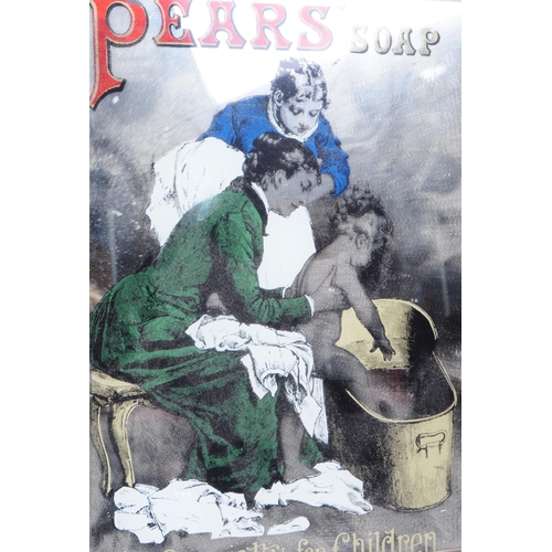 283 - Pears Soap - A vintage early 20th century Pears Soap point of sale advertising mirror. The mirror in... 