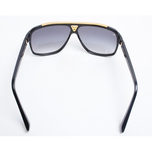 284 - Louis Vuitton - 21st century French black evidence sunglasses, numbered A0191 and Z0350W. Marked to ... 