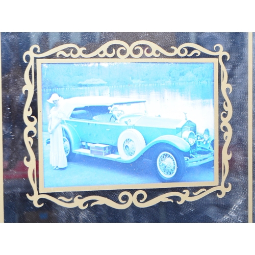 285 - Rolls Royce - A vintage 20th century Rolls Royce point of sale advertising style mirror. The mirror ... 