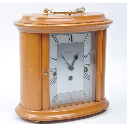 390 - Franz Hermle & John - Westminster chime vintage 20th century mantel clock. With a Seth Thomas mo... 