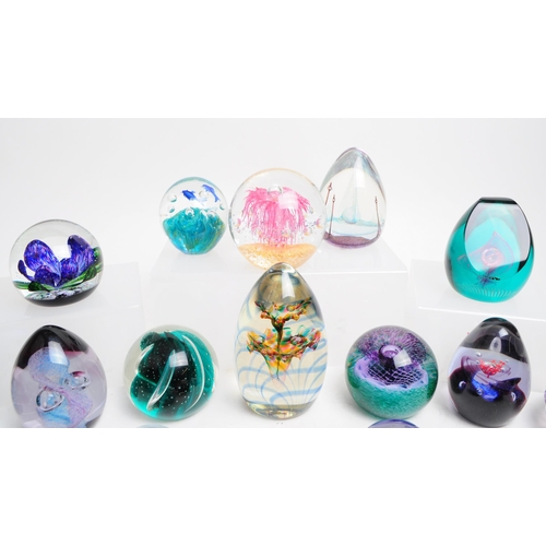 40 - Caithness - Collection of twenty eight late 20th / 21st century glass paperweights. Examples includi... 