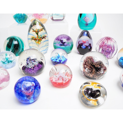 40 - Caithness - Collection of twenty eight late 20th / 21st century glass paperweights. Examples includi... 