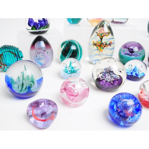 40 - Caithness - Collection of twenty eight late 20th / 21st century glass paperweights. Examples includi... 