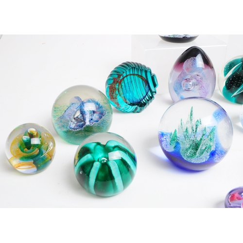 40 - Caithness - Collection of twenty eight late 20th / 21st century glass paperweights. Examples includi... 