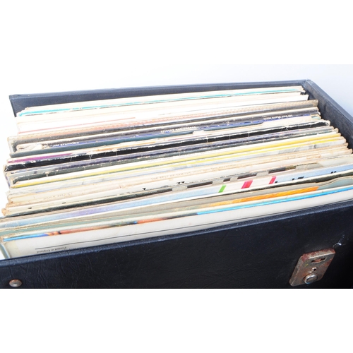 410 - Large collection of 20th century rock and motown LP vinyl records and a small amount of 45s singles.... 