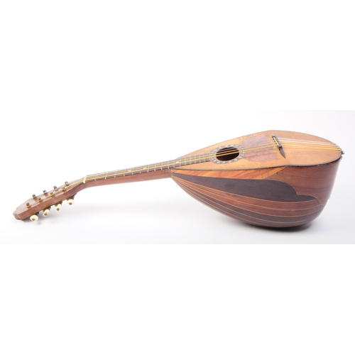 419 - Achille Lanfranco e Figlio - A vintage 20th century Italian mandolin. The mandolin having mother of ... 