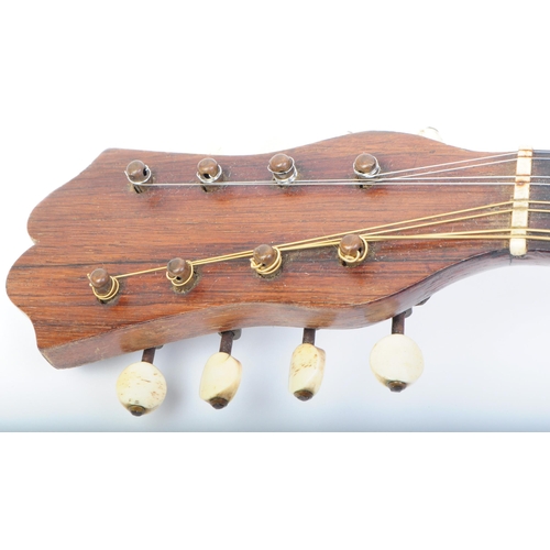 419 - Achille Lanfranco e Figlio - A vintage 20th century Italian mandolin. The mandolin having mother of ... 