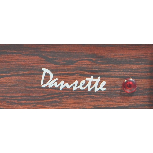 422 - Dansette - A vintage Dansette record player turntable on legs. With faux rosewood front Oxford brand... 