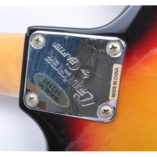 427 - Cruiser by Crafter - With chrome tuning pegs, white scratchboard in the sunburst design to body. Wit... 