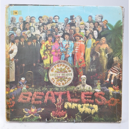 455 - Vinyl Records - A collection of vintage 20th century vinyl record albums. Including The Beatles; Let... 