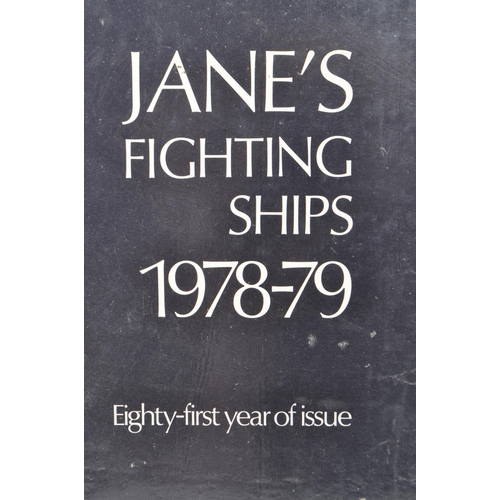 480 - Jane's Fighting Ships - Three mid century hardback books. Eighty second year of issue. Edited by Cap... 