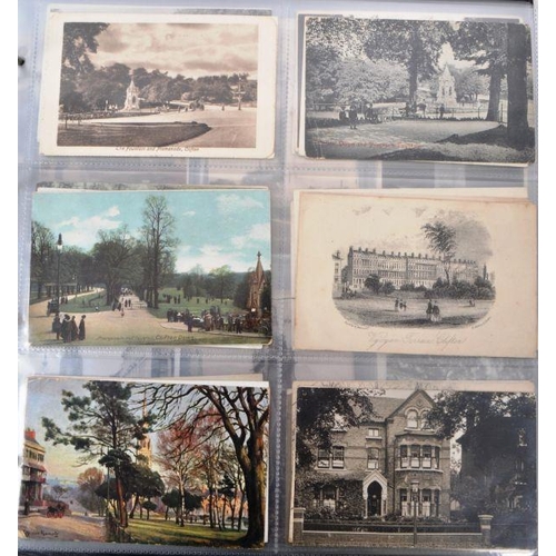 491 - Bristol postcards. Local interest. Extensive collection (approx 380) in large album. Mostly pre WWII... 