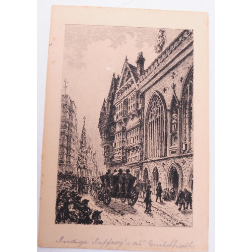 499 - Collection of six early 20th century Bristol interest black and white etchings. Comprised of 'The De... 