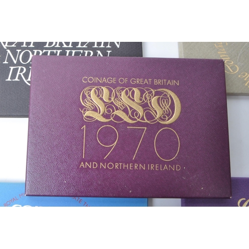 503 - Collection of late 20th century Royal Mint commemorative proof coin sets 'The Coinage of Great Brita... 