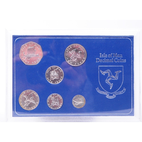 505 - Collection of late 20th century Pobjoy Mint Isle of Man one pound and decimal coins. Comprised of a ... 