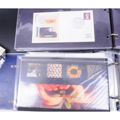 522 - A large collection of late 20th century presentation packs, first day covers and stamps, including t... 