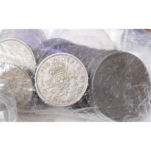 525 - A large collection of 19th and 20th century British currency coins. The collection to include a larg... 